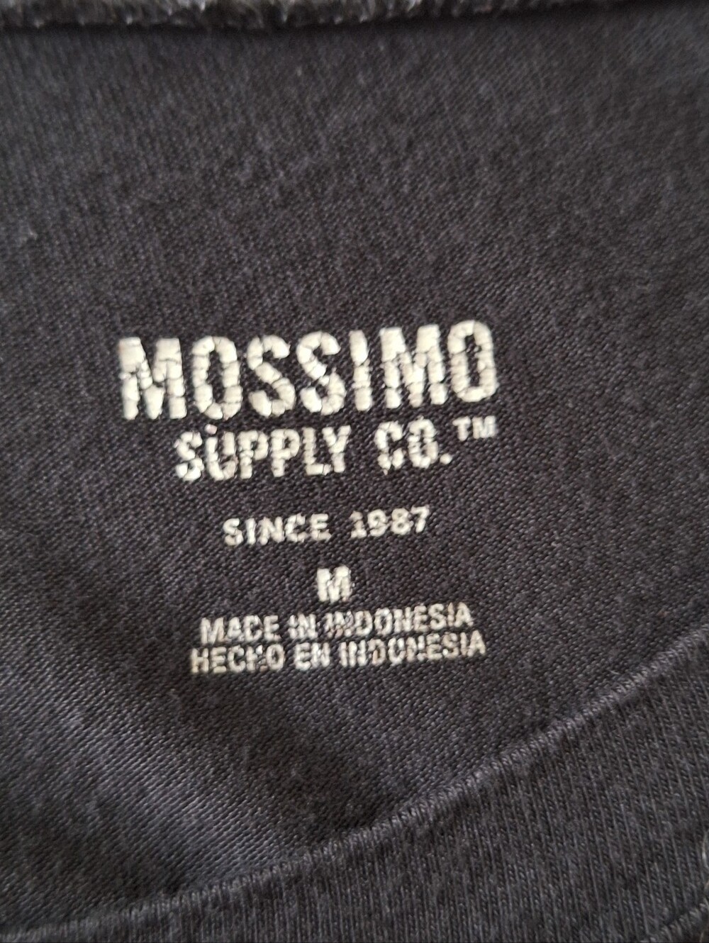 Mossimo Supply Co. Black Short Sleeve Peplum Tunic - Picture 3 of 4